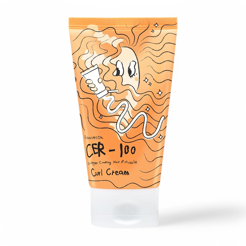 Elizavecca Cer-100 Collagen Coating Hair A+ Muscle Curl Cream 120ml