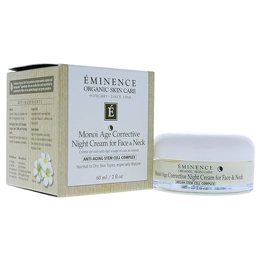 Eminence Monoi Age Corrective Night Cream for Face and Neck 60ml/2oz