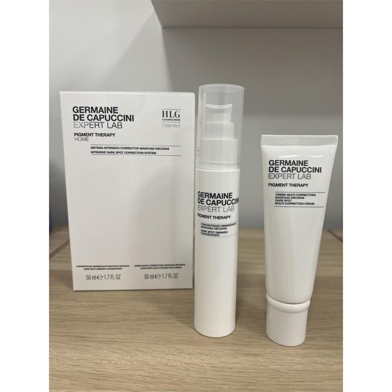 Germaine De Capuccini Pigment Therapy Homepack（Dark Spot Diminish Concentrate 50ml+Dark Spot Multi-Correction Cream 50ml) 1set