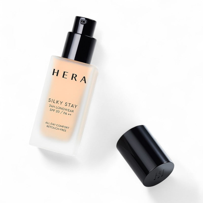 HERA Silky Stay 24H Longwear Foundation - 12 Colors 2023 Version - 