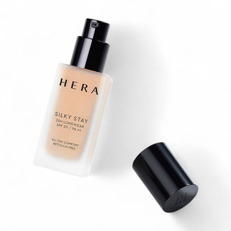 HERA Silky Stay 24H Longwear Foundation - 12 Colors 2023 Version - 