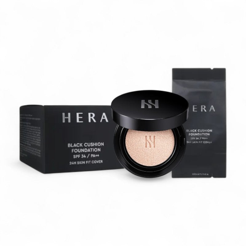 HERA Black Cushion Foundation Set - 9 Colors 2024 Version - 