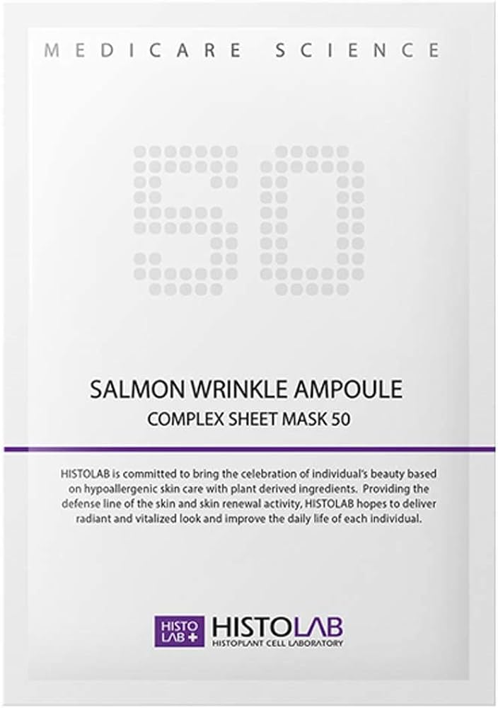 HistoLab HistoLab SALMON WRINKLE AMPOULE COMPLEX SHEET MASK 50 30g x 5pcs