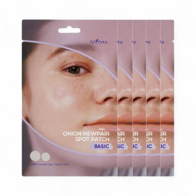 Isntree Onion Newpair Spot Patch Basic Bundle Set 24 patches x 5 sheets