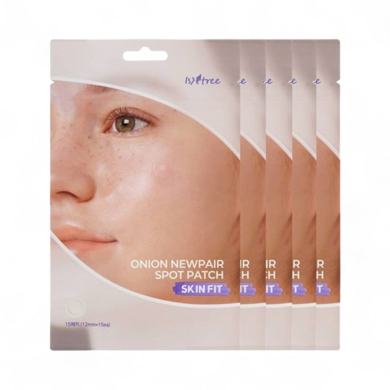 Isntree Onion Newpair Spot Patch Skin Fit Bundle Set 15 patches x 5 sheets