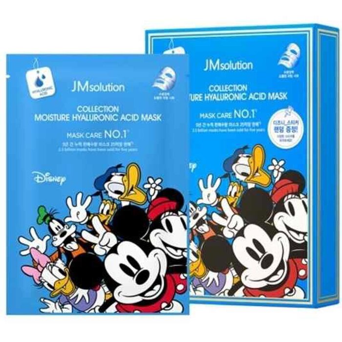 JM Solution Disney COLLECTION MOISTURE HYALURONIC ACID MASK 10pcs