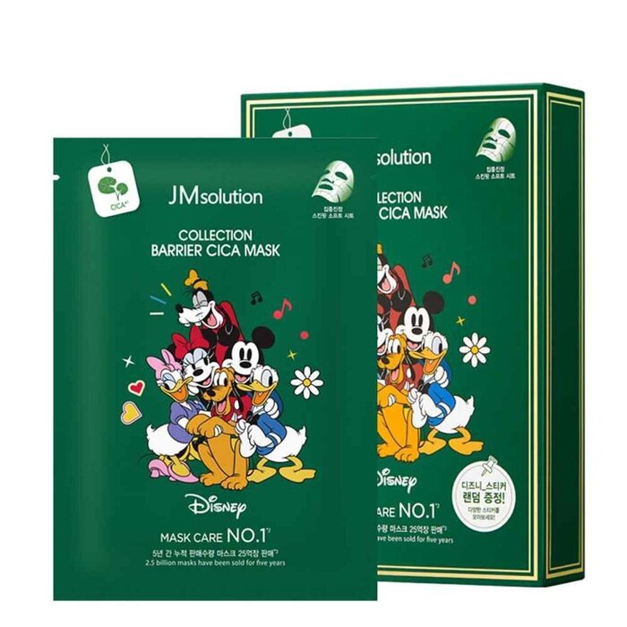 JM Solution Disney COLLECTION BARRIER CICA MASK 10pcs