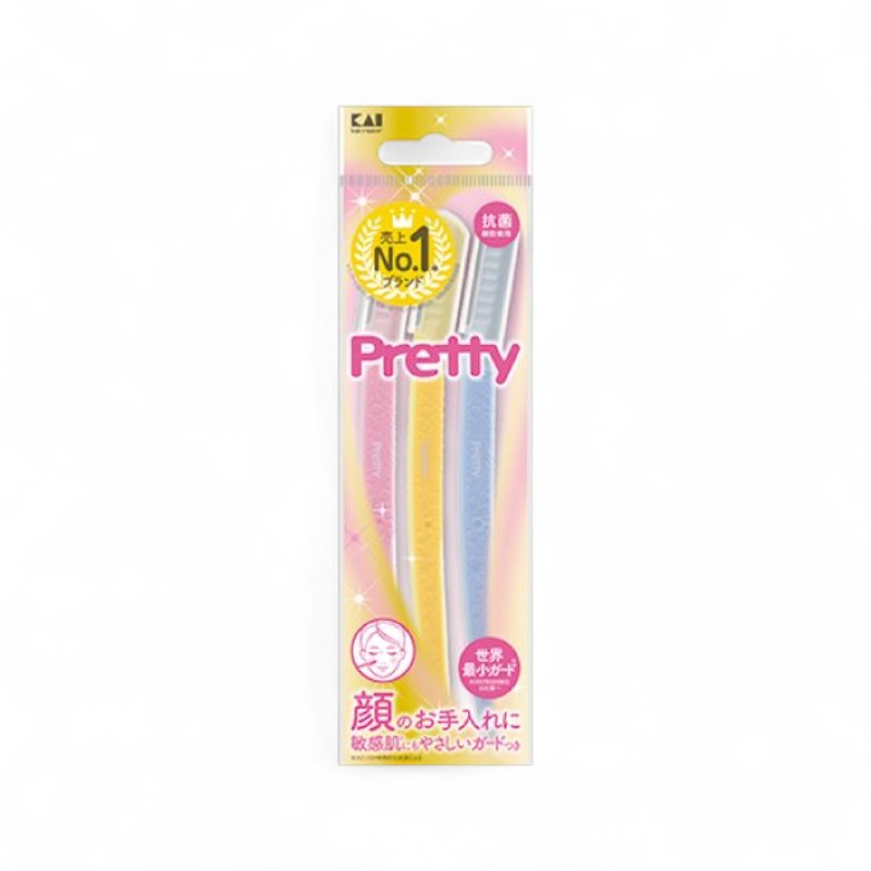 KAI Pretty Sensitive Skin Face L Razor 3 pcs