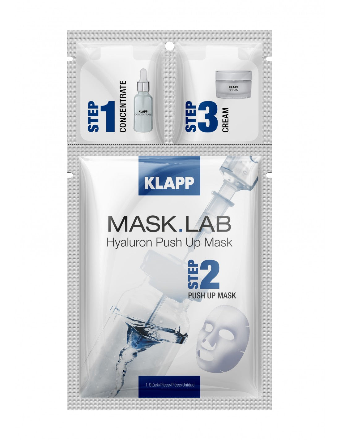 KLAPP Hyaluron Push Up Mask 10pcs