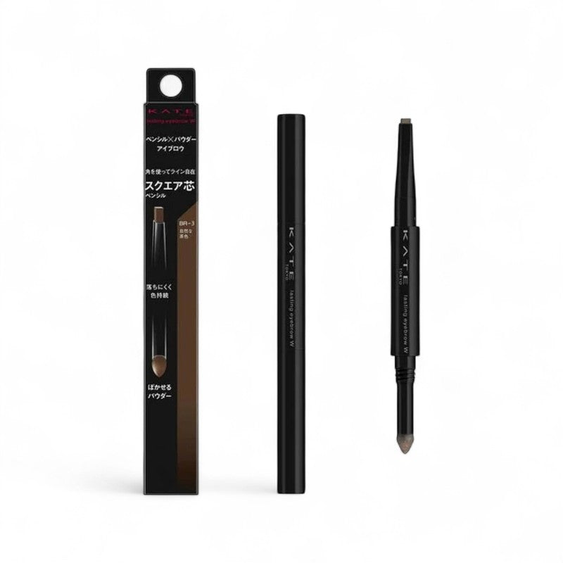 Kanebo Kate Lasting Design Eyebrow W Square BR-3 Natural Brown