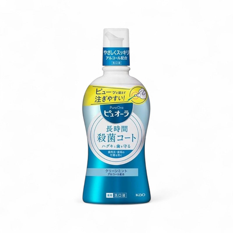 Kao PureOra Medicinal Mouthwash Clean Mint 420ml