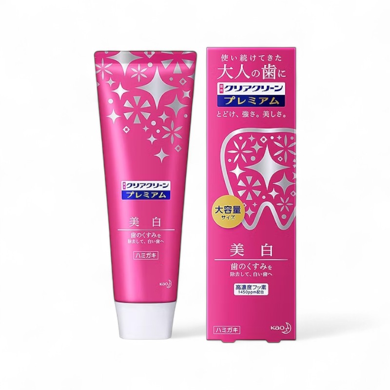 Kao Clear Clean Premium Toothpaste Whitening - 160g