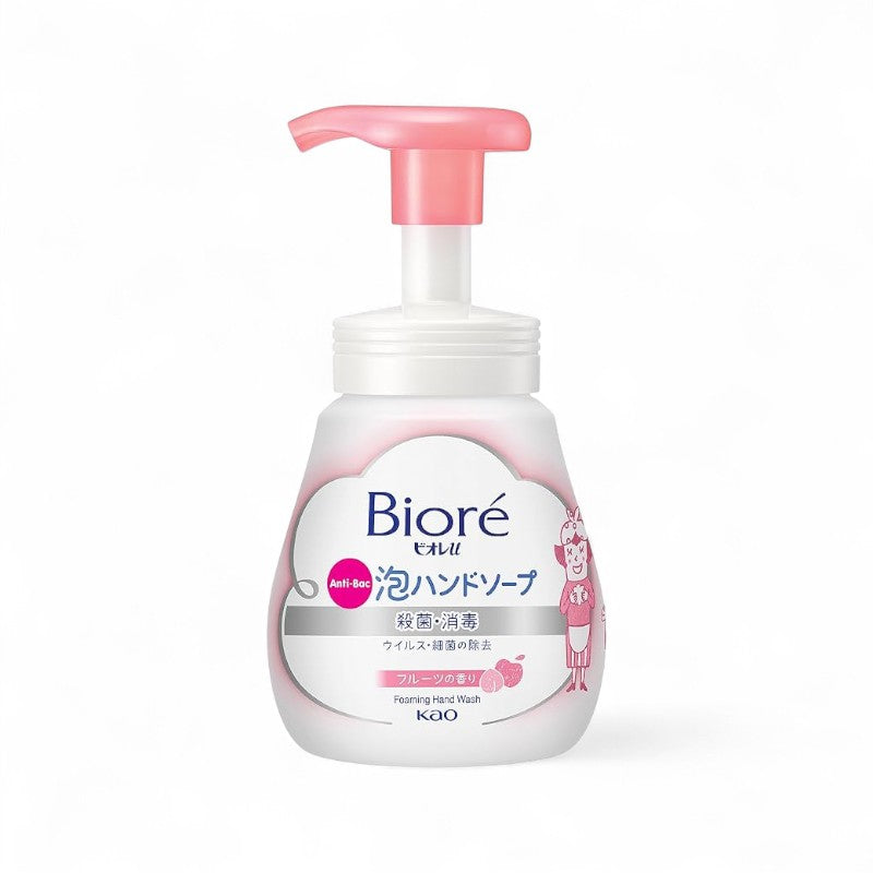 Kao Biore U Foaming Hand Wash Fruit - 240ml Pump