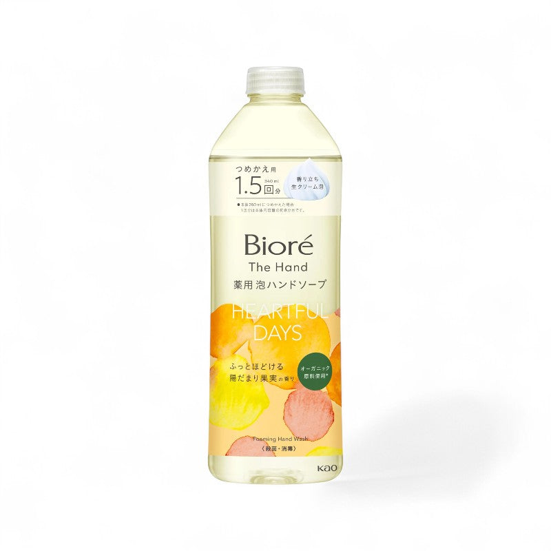 Kao Biore The Hand Foaming Hand Soap Sunny Fruit - 340ml Refill