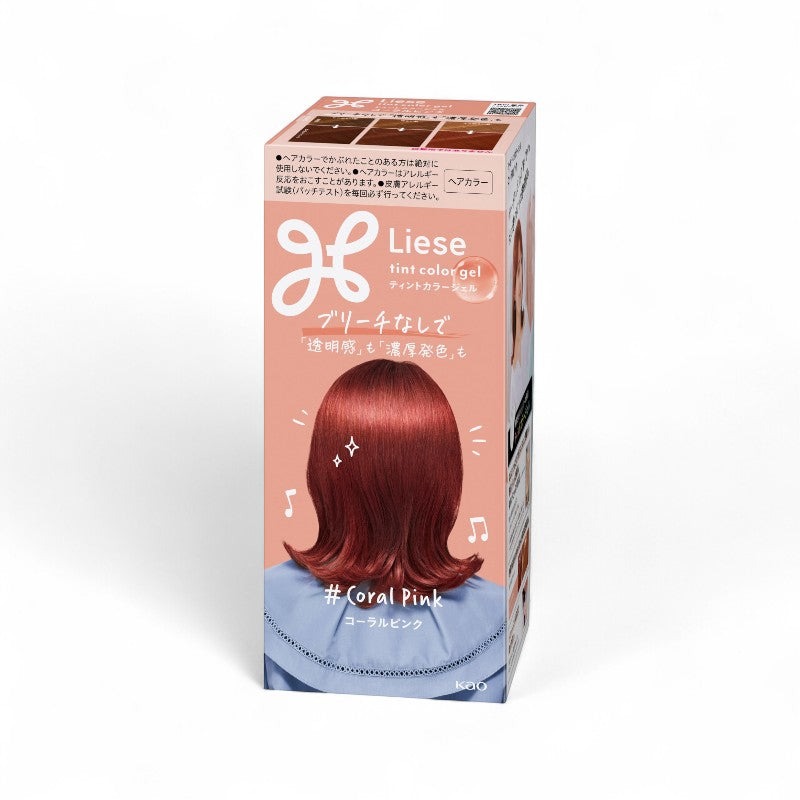 Kao Liese Tint Color Gel  Hair Color Coral Pink - 191ml