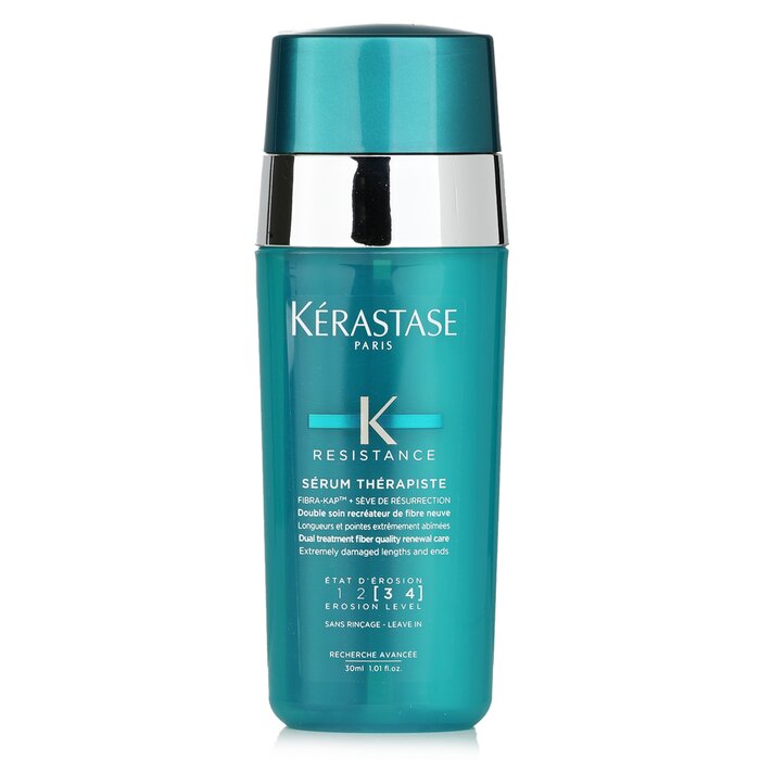 Kerastase Resistance Serum Therapiste Dual Treatment Fiber Quality Renewal Care (Extremely Damaged Lengths and Ends)   E1490201 30ml/1.01oz