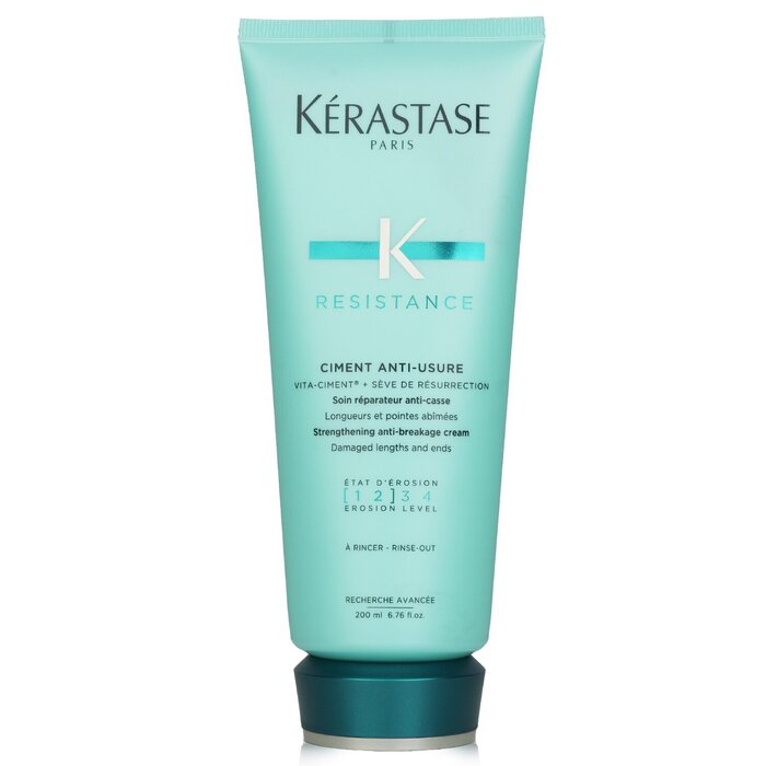 Kerastase Resistance Ciment Anti-Usure Strengthening Anti-Breakage Cream - Rinse Out (For Damaged Lengths &amp; Ends) E1927100 200ml/6.8oz