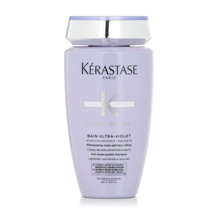 Kerastase Blond Absolu Bain Ultra-Violet Anti-Brass Purple Shampoo (Lightened, Cool Blonde or Grey Hair)   E2920900 250ml/8.5oz