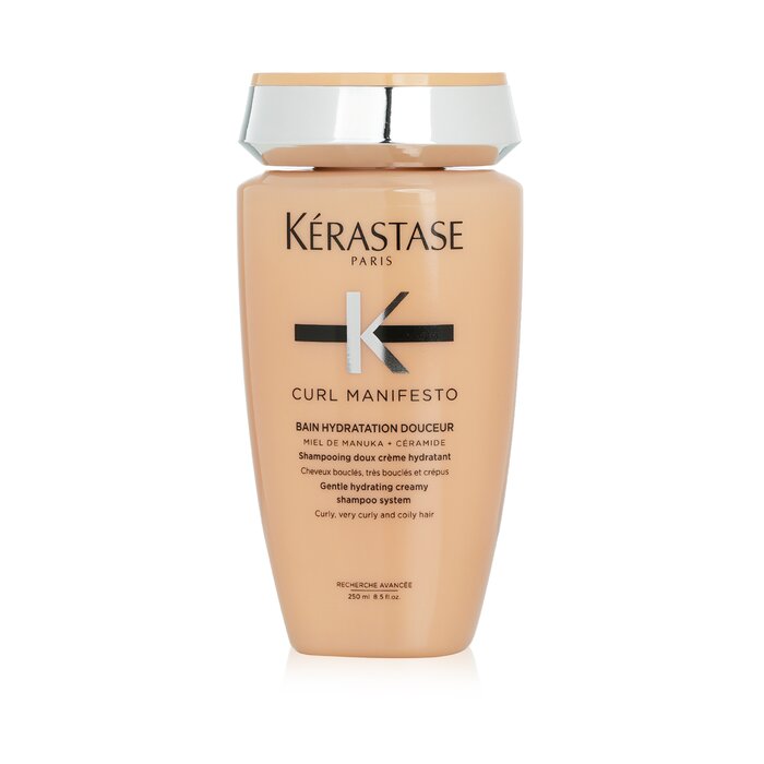 Kerastase Curl Manifesto Bain Hydratation Douceur Gentle Hydrating Creamy Shampoo (For Curly, Very Curly &amp; Coily Hair) 968688/1227636 250ml/8.5oz