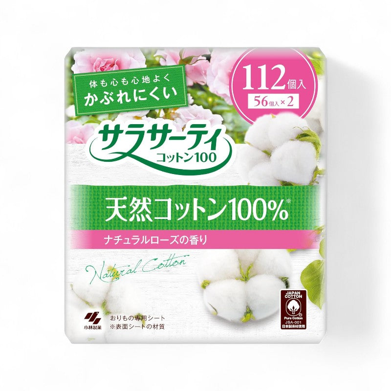 Kobayashi Sarasati Cotton 100 Sanitary Pad 112 pcs