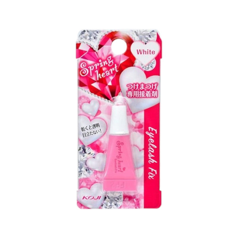 Koji Spring Heart Eyelash Fix Glue White