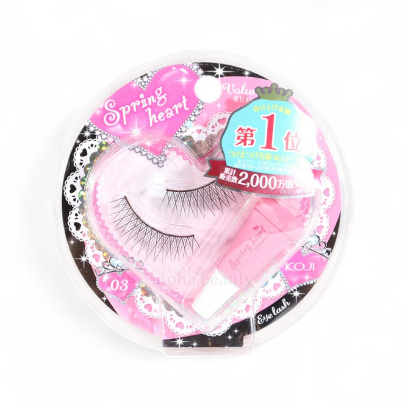 Koji Spring Heart Eyelash 03 Volume Up - 1 pair