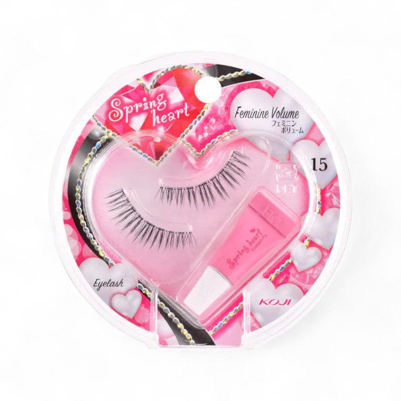 Koji Spring Heart Eyelash 15 Feminine Volume - 1 pair