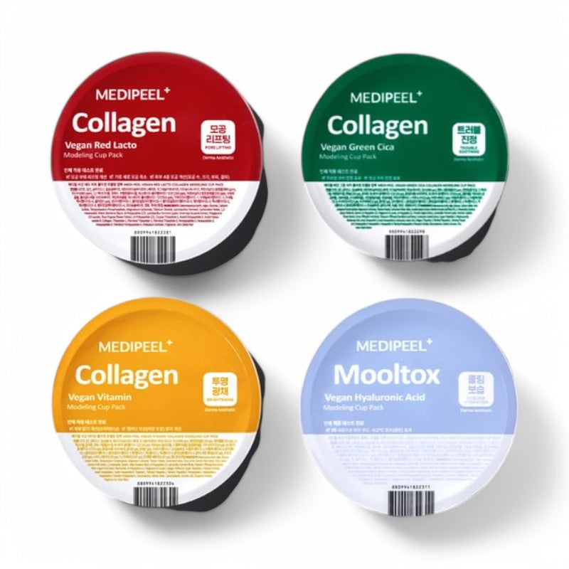 MEDI-PEEL Vegan Modeling Cup Pack - 4 Types Green Cica Collagen