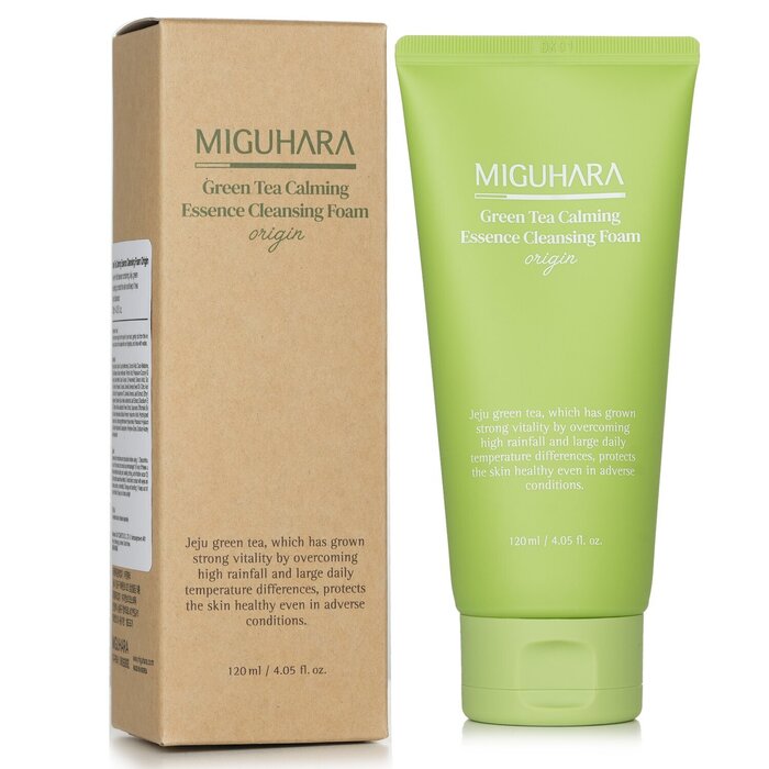 MIGUHARA Green Tea Calming Essence Cleansing Foam Origin 550417 120ml/4.05oz