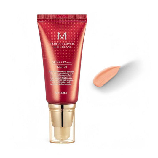 MISSHA M Perfect Cover BB Cream Mini - 5 Colors #21 Light Beige