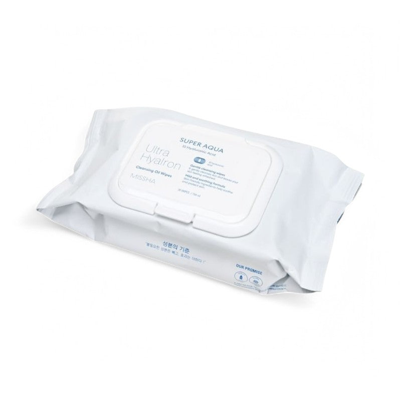 MISSHA Super Aqua Ultra Hyalron Cleansing Oil Wipes 30 sheets