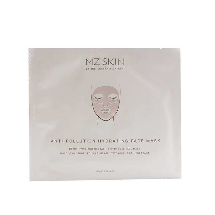 MZ Skin Anti-Pollution Hydrating Face Masks 5x 25g/0.88oz