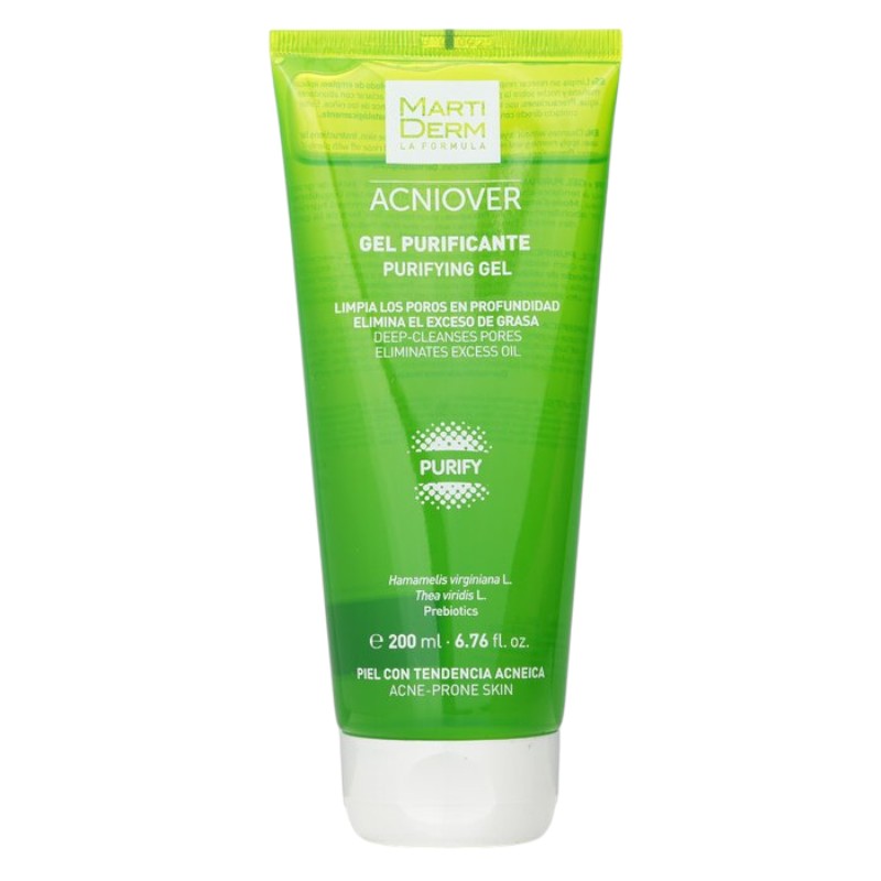 Martiderm Acniover Purifying Gel Deep-cleanses Pores Eliminates Excess Oil  (For Acne-prone Skin) 435709 200ml/6.76oz