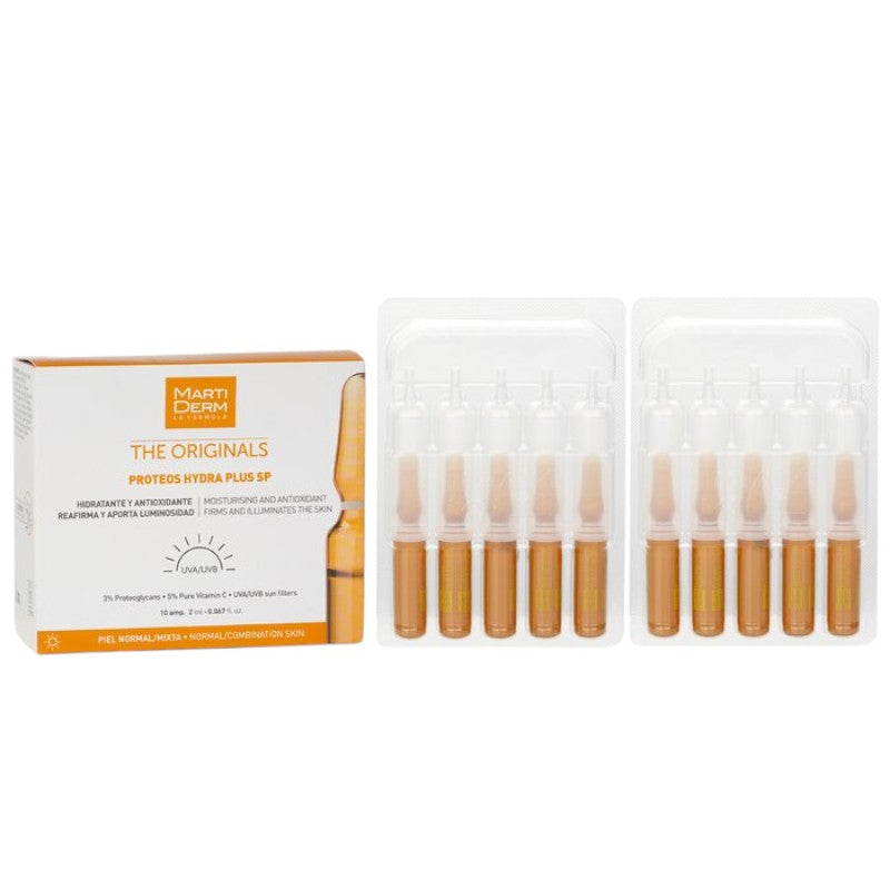 Martiderm Proteos Hydra Plus SP Ampoules (For Normal/ Combination Skin) 435150 10 Ampoules x2m