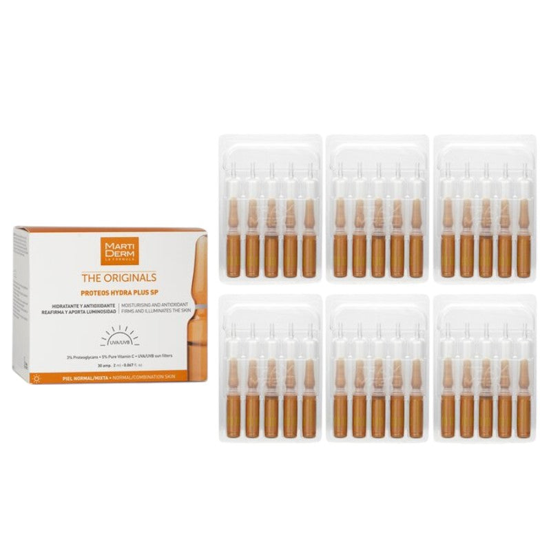 Martiderm Proteos Hydra Plus SP Ampoules (For Normal/ Combination Skin) 435167 30 Ampoulesx2ml