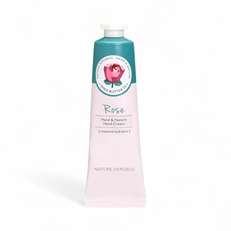 NATURE REPUBLIC Hand &amp; Nature Hand Cream - 23 Types New Package - Rose