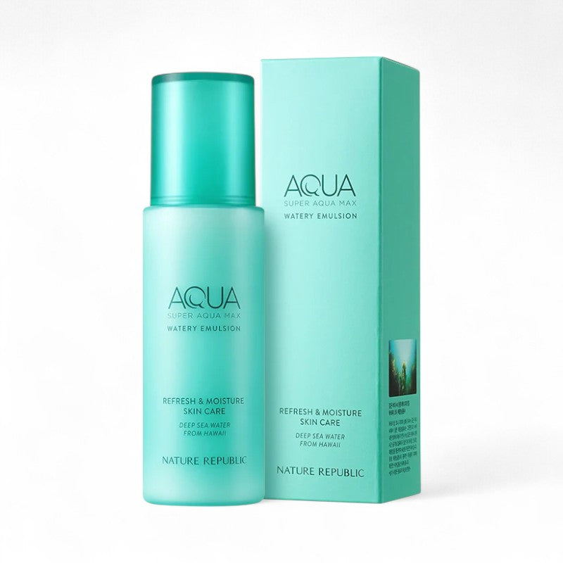 NATURE REPUBLIC Super Aqua Max Watery Emulsion 130ml - NEW