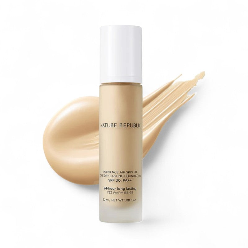 NATURE REPUBLIC Provence Air Skin Fit One Day Lasting Foundation - 4 Colors 