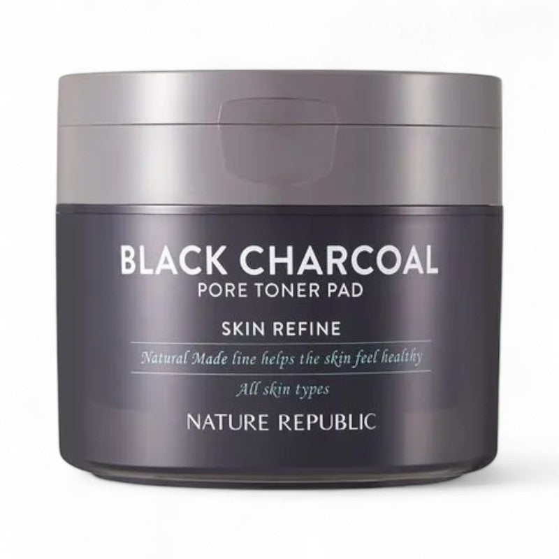 NATURE REPUBLIC Nature Made Black Charcoal Pore Toner Pad 50 sheets