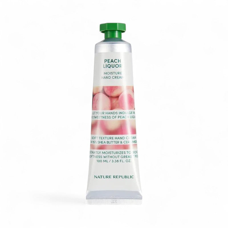NATURE REPUBLIC Hand And Nature Hand Cream Jumbo - 2 Types Peach Liquor