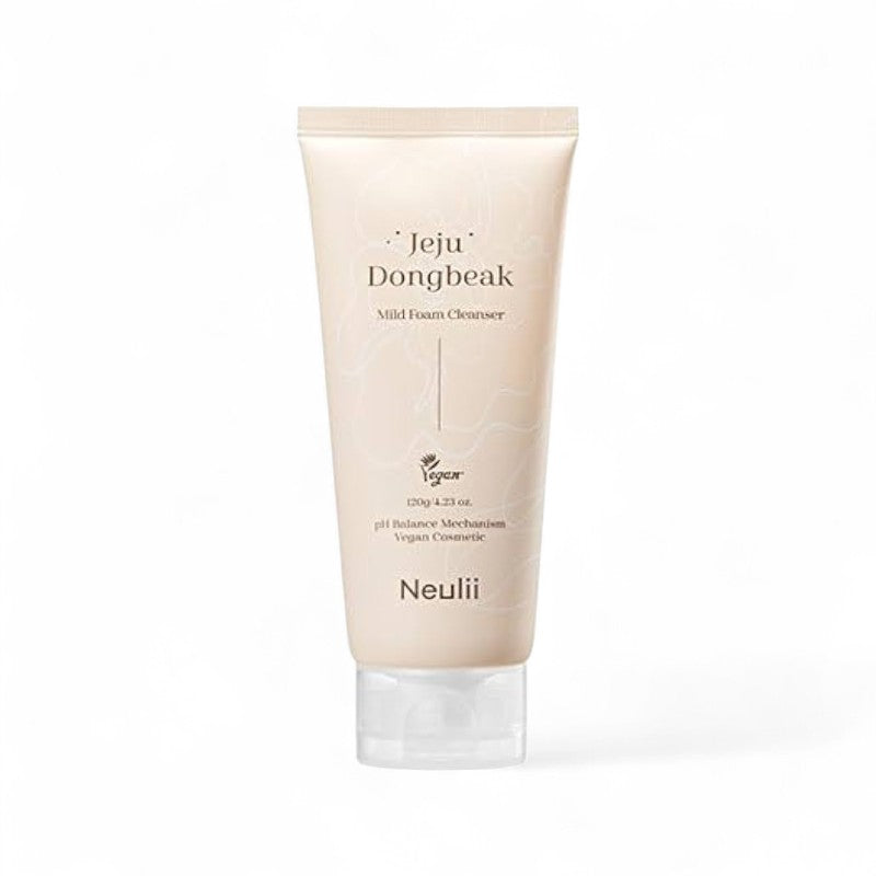 Neulii Jeju Dongbeak Mild Foam Cleanser 120g