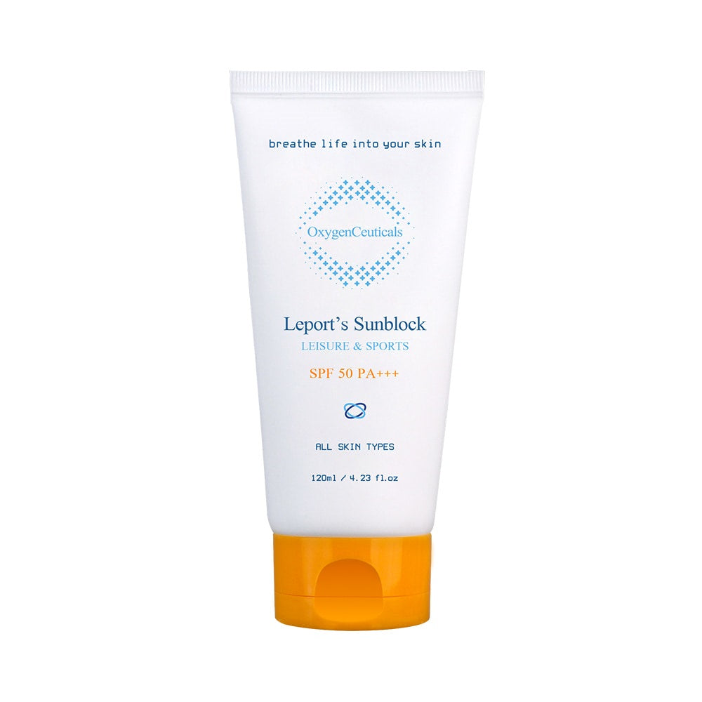 Oxygen Ceuticals Leports Sunblock SPF50+++ 120ml