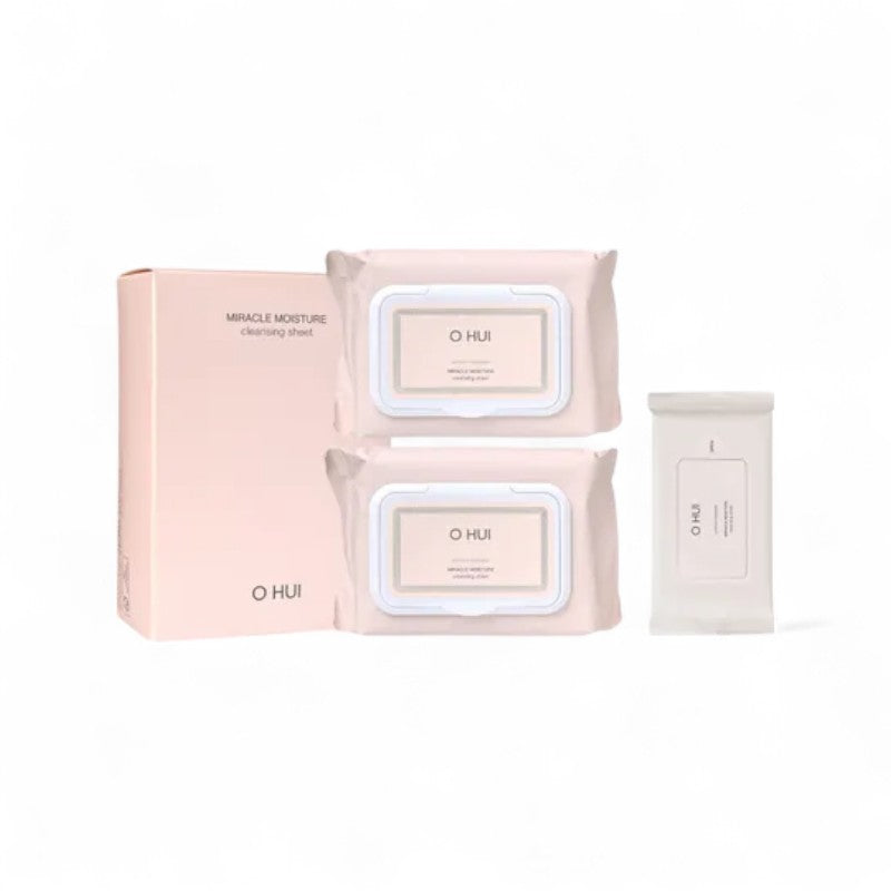 O HUI Miracle Moisture Cleansing Sheet Jumbo Set 14 pcs