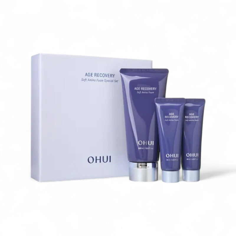 O HUI Age Recovery Soft Amino Foam Special Set 3 pcs
