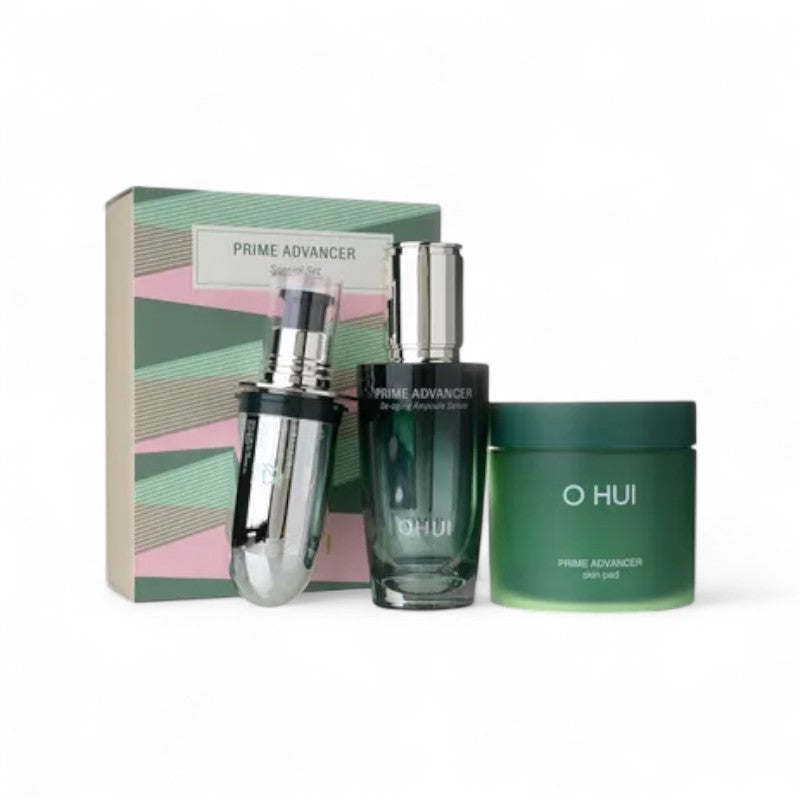 O HUI Prime Advancer De-Aging Ampoule Serum Set 3 pcs