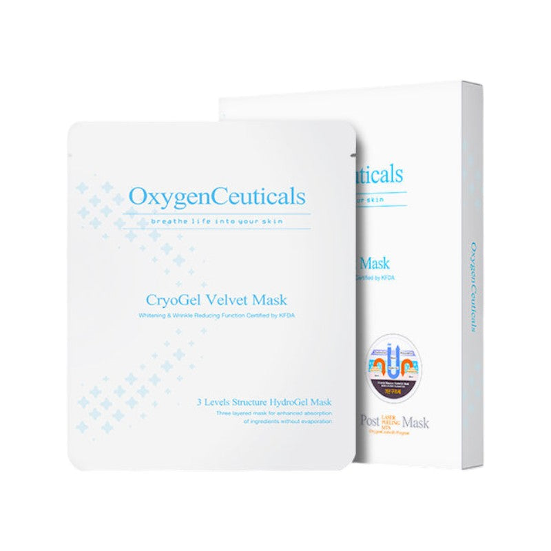 Oxygen Ceuticals Cryogel Velvet Mask 1 box