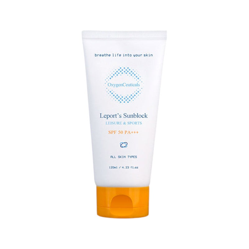 Oxygen Ceuticals Leports Sunblock SPF 50 +++ 120ml