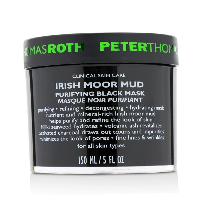 Peter Thomas Roth Irish Moor Mud Purifying Black Mask 13-01-015/002315 150ml/5oz