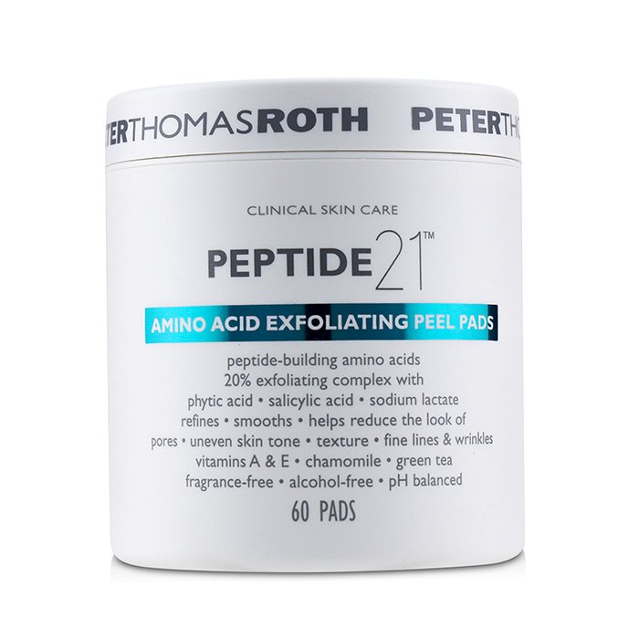 Peter Thomas Roth Peptide 21 Amino Acid Exfoliating Peel Pads 21-01-935/934456 60pads