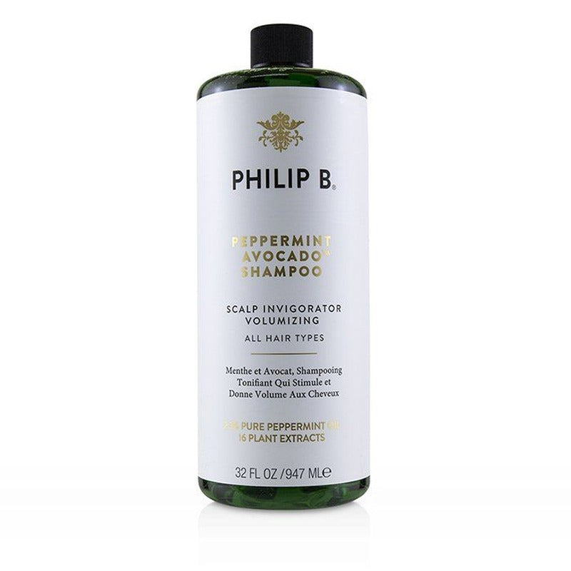 Philip B Peppermint Avocado Shampoo (Scalp Invigorator Volumizing - All Hair Types)  02947 947ml / 32oz